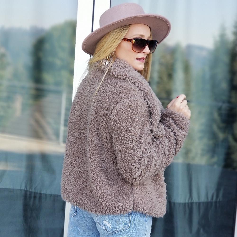 Angie Faux Fur Coat - Picture 3 of 9